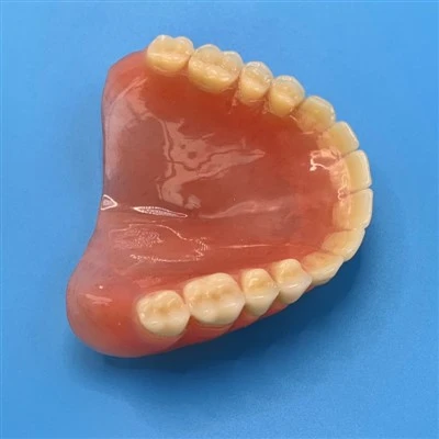 Base acrylique pour prothèse complète
